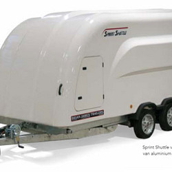 Brian James Sprint Shuttle 2-as laadvloer 4.3 m klep/kantelbaar