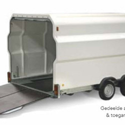 Brian James Sprint Shuttle 2-as laadvloer 4.3 m klep/kantelbaar