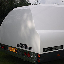Brian James Race Shuttle 2 2-as laadvloer 4.3 m vast/kantelbaar