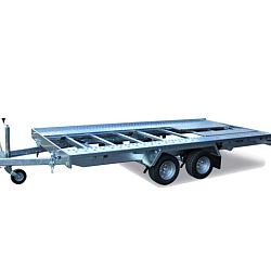 Humbaur FTK voertuig transporter kiepbaar div.afmetingen