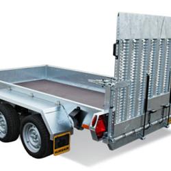 Humbaur Senko verlaagbare transporter div.afmetingen