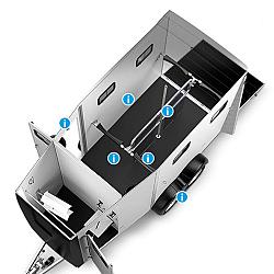Humbaur Notos XtraUp 2700 2prds Alu 413x171x240cm 2700kg
