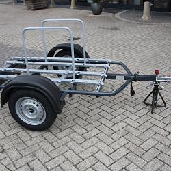 Fietsen aanhanger ongeremd 