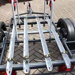 Fietsaanhanger 4 fietsen / 750 kg