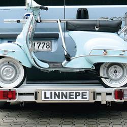 Dynad/Linnepe Bokster scooterdrager voor Buscamper