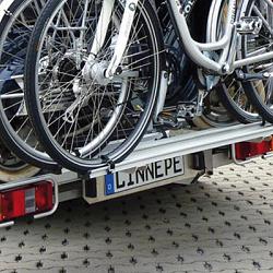 Dynad/Linnepe Bokster scooterdrager voor Buscamper