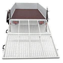 Humbaur HA neerklapbare klep Alu 1as geremd  251x131x35cm 1300kg