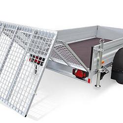 Humbaur HA neerklapbare klep Alu 1as geremd  251x131x35cm 1300kg