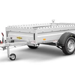 Humbaur HA allrounder Alu 1as geremd 251x131x41cm 1300kg