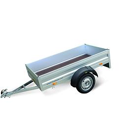 Humbaur HA Alu 1as ongeremd 205x110/131x35/50cm 750kg