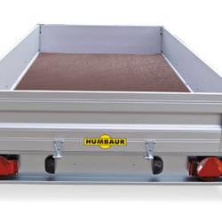 Humbaur HA Alu 2as geremd 303x150x35cm 2000/2500kg