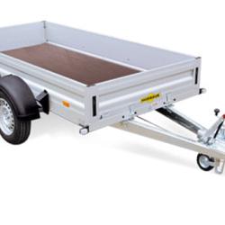 Humbaur HA Alu 2as geremd 303x150x35cm 2000/2500kg