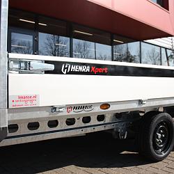 Henra Xpert plateauwagen 1as geremd 301x185x30cm 1500kg