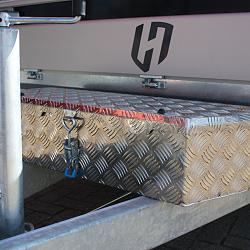 Henra Xpert plateauwagen 2as geremd 301x185x30cm 3000kg