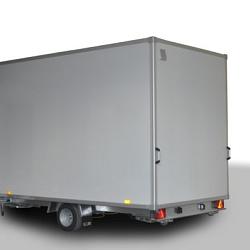 Economy verkoopwagen DT3-57 1as geremd 357x200x230cm 1300kg