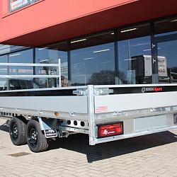 Henra Xpert plateauwagen 2as geremd 453x185x30cm 3000kg