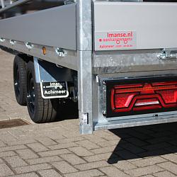 Henra Xpert plateauwagen 2as geremd 453x185x30cm 3500kg