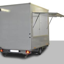 Economy verkoopwagen DT2-50 1as geremd 250x220x230cm 1300kg
