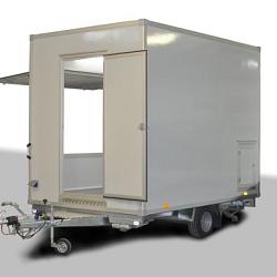 Economy verkoopwagen DT2-50 1as geremd 250x220x230cm 1300kg