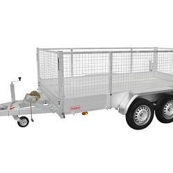 Anssems Autotransporter AMT2500 2-as geremd 407x180cm/2500kg