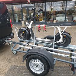 Fietsen aanhanger/step ongeremd