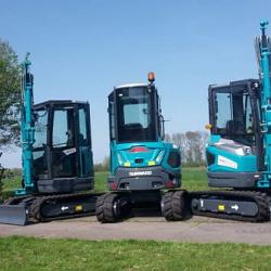 BMS-Sunward SWE25UF 2,5 Tons Minigraver Binnendraaier