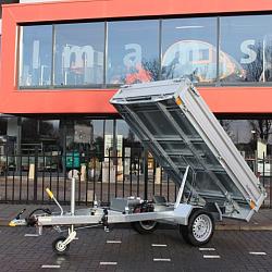 Humbaur kleine kipper elektr. bediend