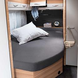 Walra Hoeslaken Frans Bed rechts Antraciet
