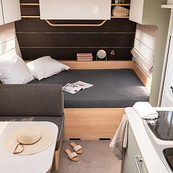 Walra hoeslaken hefbed dwarsbed Antraciet
