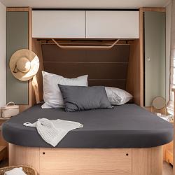 Walra hoeslaken queensbed antraciet