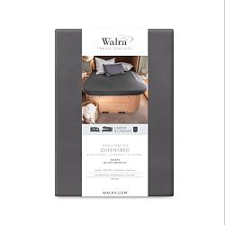 Walra hoeslaken queensbed antraciet