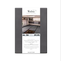 Walra hoeslaken 3-delig Antraciet