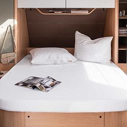 Walra hoeslaken queensbed wit