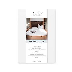 Walra hoeslaken queensbed wit