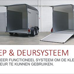 Debon Roadster 800 Aluminium / 3500kg (Servicedeur + zijdeur)