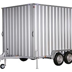 Werkplaats aanhangwagen van Aluminium / 2000kg