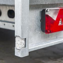 Henra plateauwagen 2as geremd 351x202x30cm 3000kg