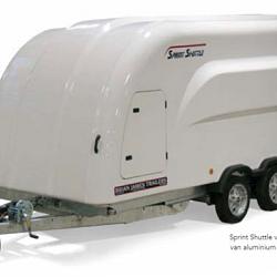 Brian James Sprint Shuttle 2-as laadvloer 4.3 m klep/kantelbaar