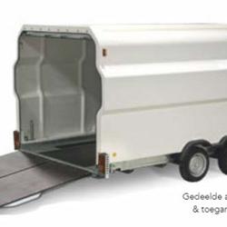 Brian James Sprint Shuttle 2-as laadvloer 4.3 m klep/kantelbaar