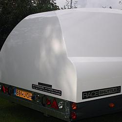 Brian James Race Shuttle 2 2-as laadvloer 4.3 m vast/kantelbaar