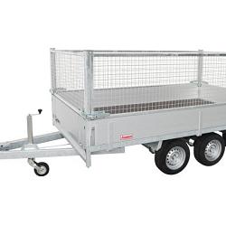 Anssems plateauwagen PSX2500 2-as geremd 405x178cm/2500kg