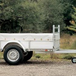 Anssems bakwagen BSX1350 1as geremd 205x120x35cm 1350kg