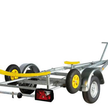 PEGA boottrailer voor open zeilboten