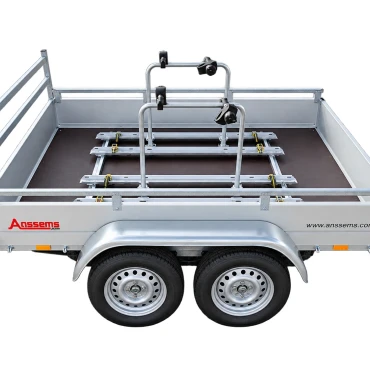 Bakwagen met demontabel fietsenframe