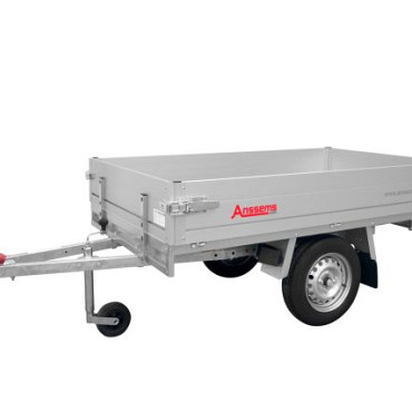 Anssems plateauwagen PLT750 1-as ongeremd 231x132cm/750kg
