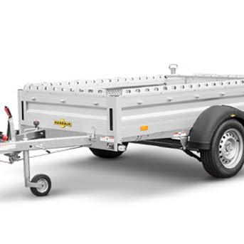 Humbaur HA allrounder Alu 1as geremd 251x131x41cm 1300kg