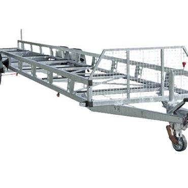 Buizenaanhangwagen op maat gemaakt