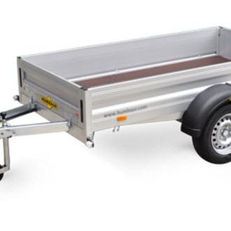 Humbaur HA Alu 1as geremd 251x110/131x35/50cm 750kg