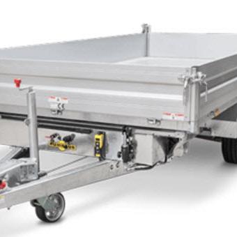Humbaur HTK 3-zijdige kipper 363x185x35cm 3000/3500kg