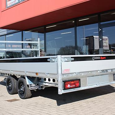 Henra Xpert plateauwagen 1as geremd 301x185x30cm 1800kg